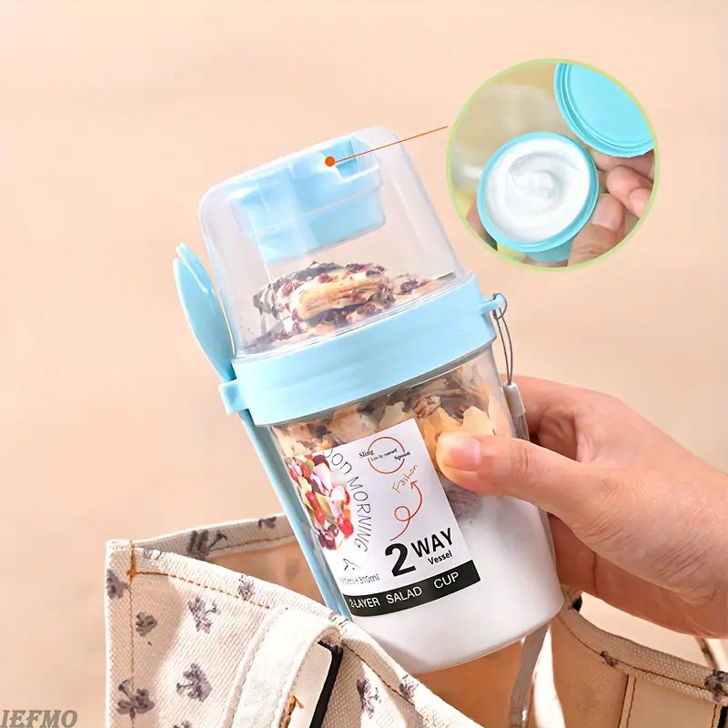 On-the-Go Salad Bowl Set with  - Meal Prep Veggie recension och pris
