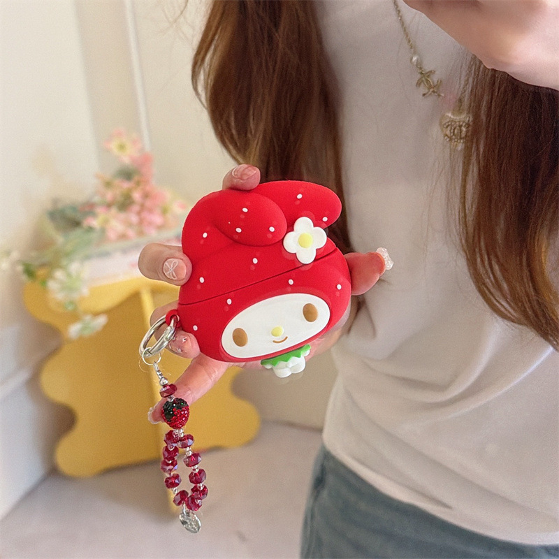 Fashion  Earphone Case Red Str - Strawberry Huller recension och pris