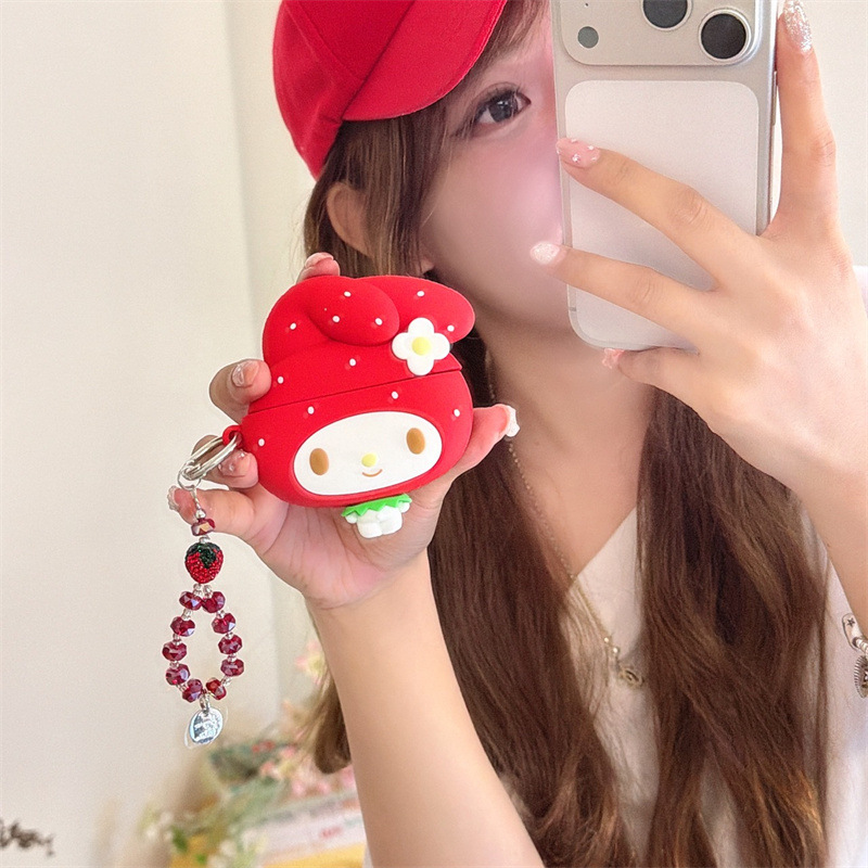 Fashion  Earphone Case Red Str - Strawberry Huller recension och pris