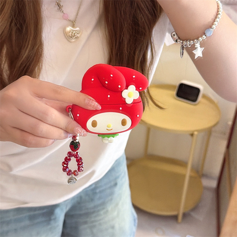 Fashion  Earphone Case Red Str - Strawberry Huller recension och pris