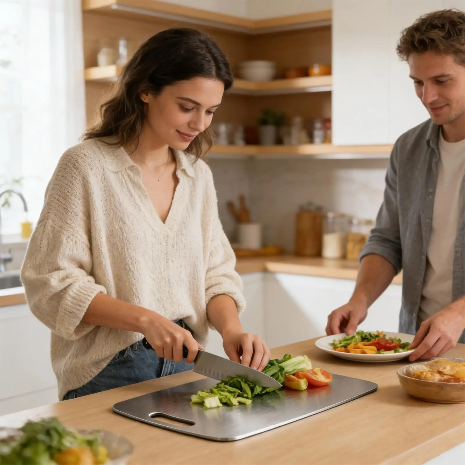 Stainless Steel Chopping Board - Meal Prep Veggie recension och pris