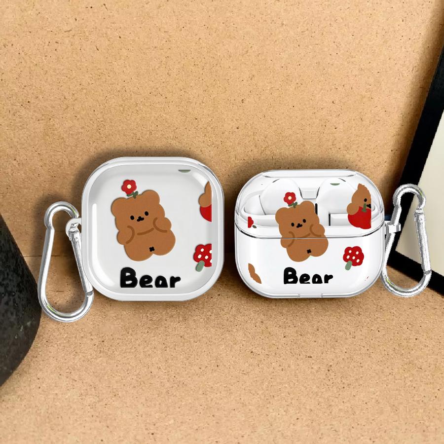 Bear And Strawberry Pattern Ca - Strawberry Huller recension och pris