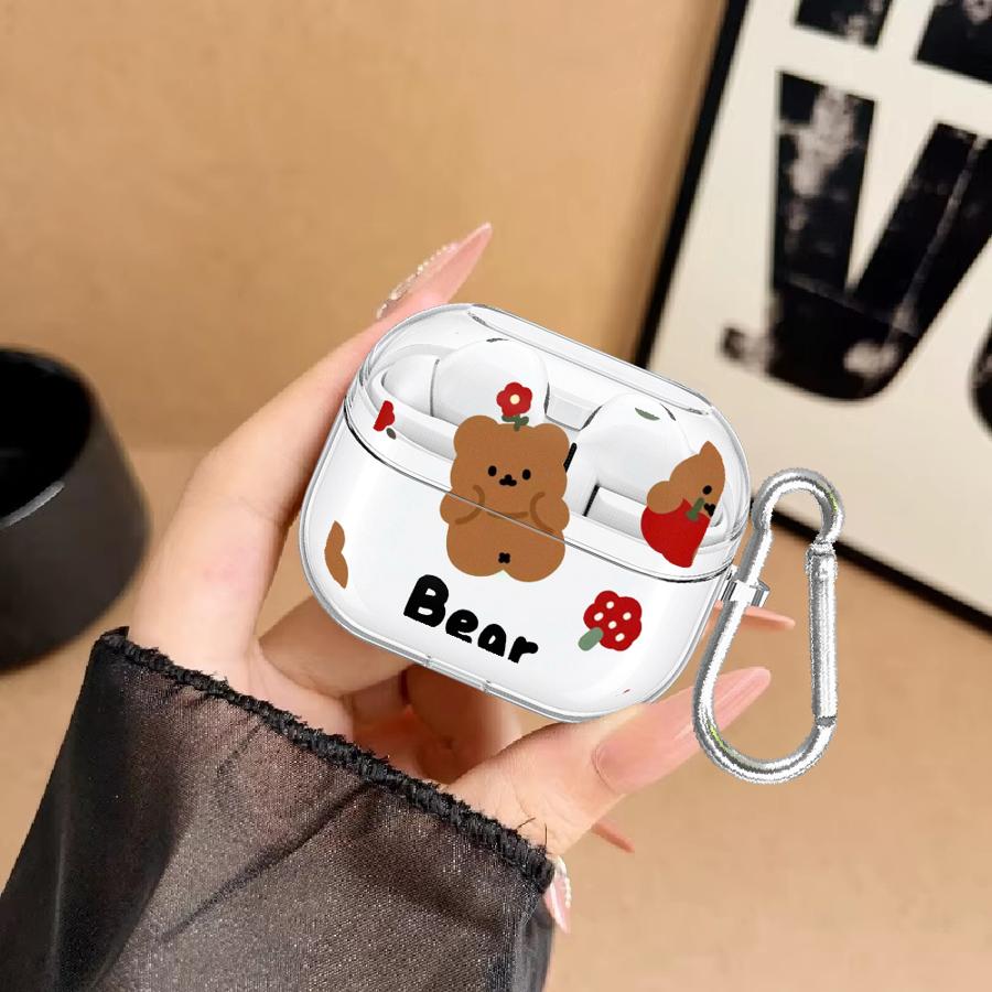 Bear And Strawberry Pattern Ca - Strawberry Huller recension och pris
