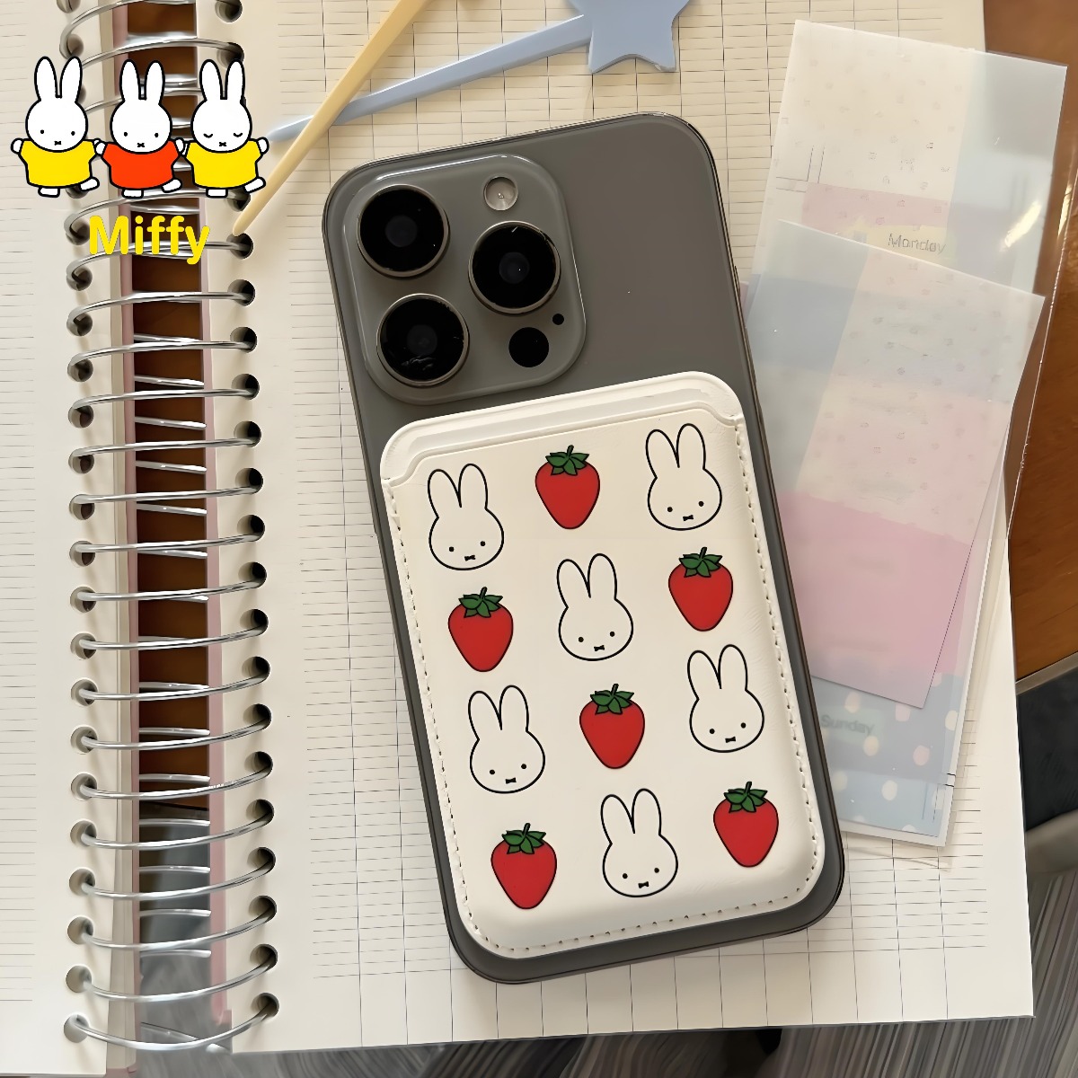 Kawaii Miffy Rabbit Magnetic C - Strawberry Huller recension och pris