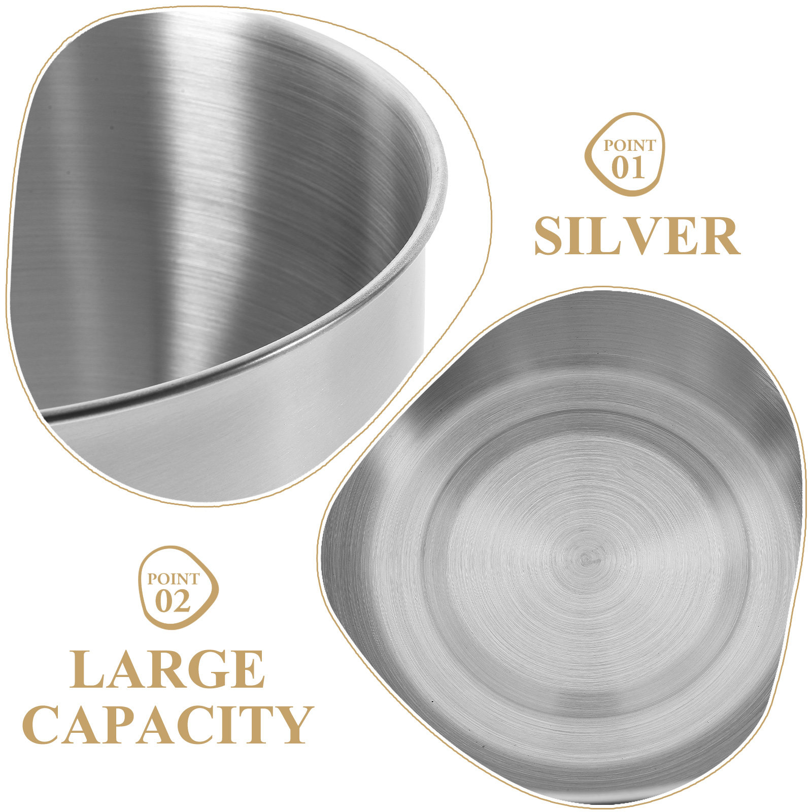 Deep Stainless Steel Mixing Bo - Meal Prep Usa recension och pris