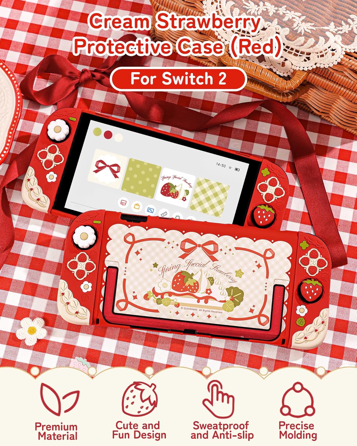 GeekShare Protective Case Comp - Strawberry Huller recension och pris