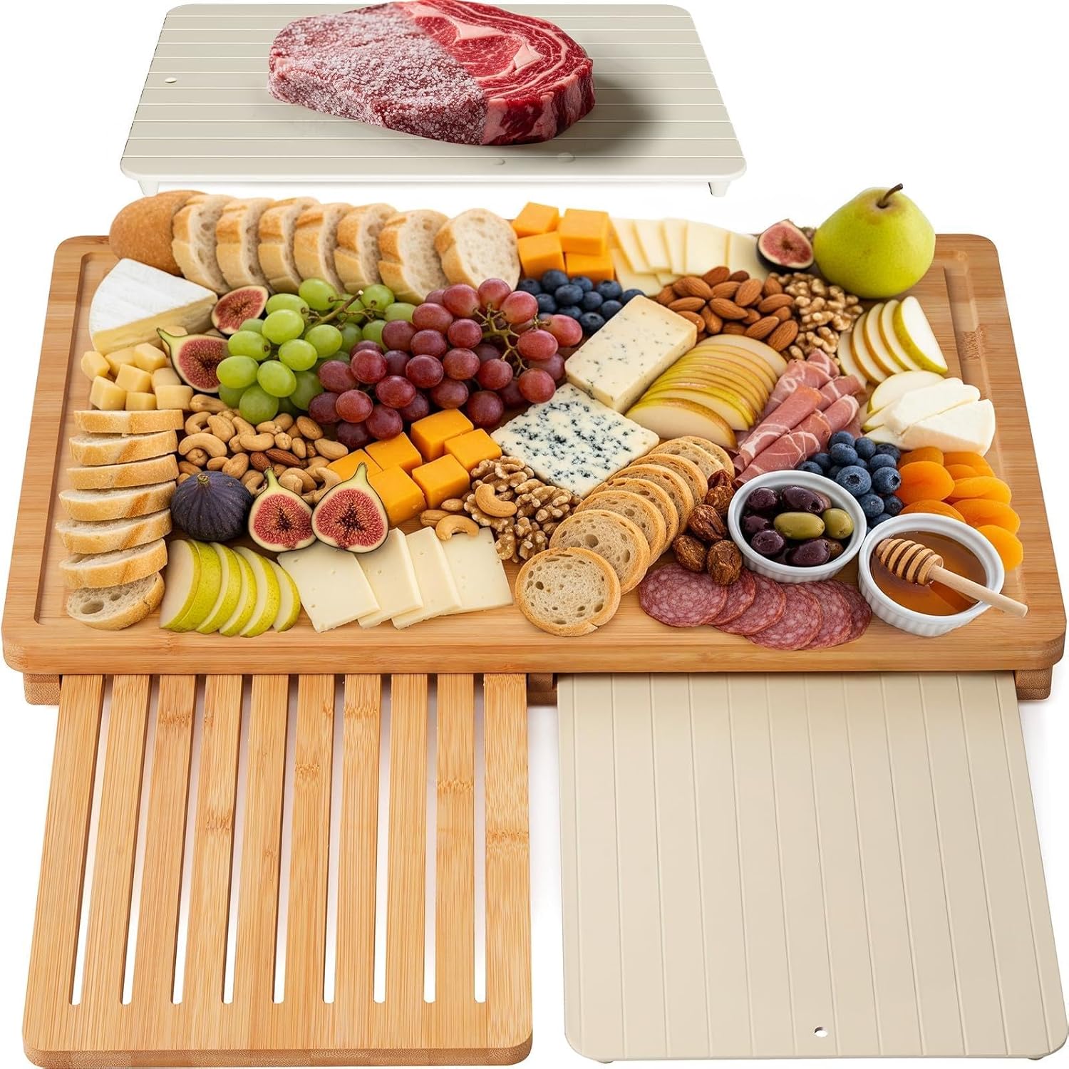 Bamboo Cutting Board Set Defro - Meal Prep Juice recension och pris